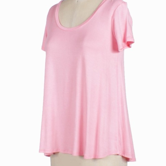 3 for $30! Caffeine Queen Flowy Pink T Shirt Loose - Picture 4 of 5